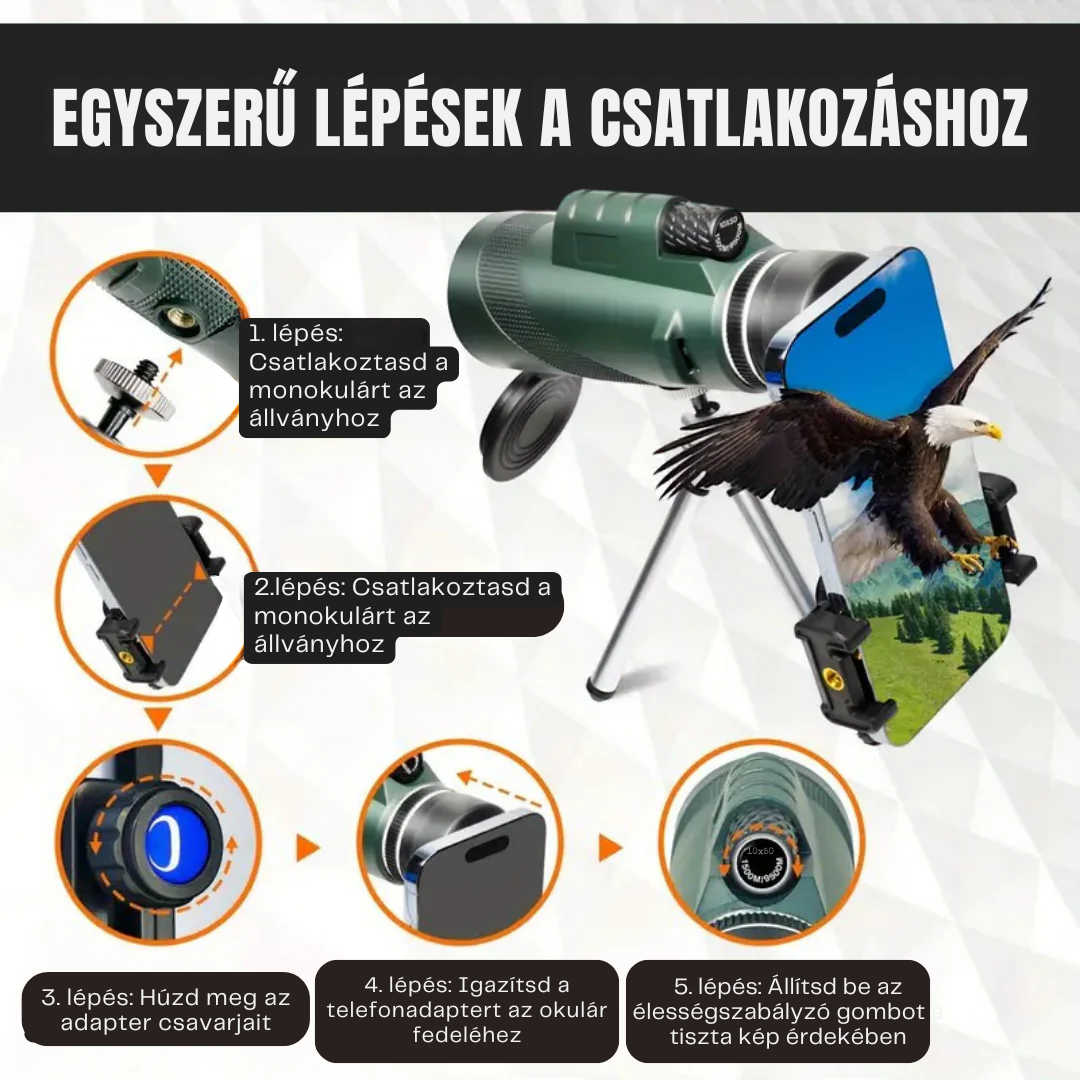 Mini Professzionális Távcső™ – Utolsó Darabok + Ajándék