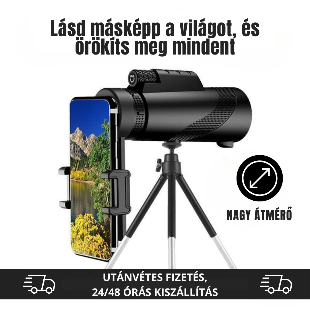 Mini Professzionális Távcső™ – Utolsó Darabok + Ajándék