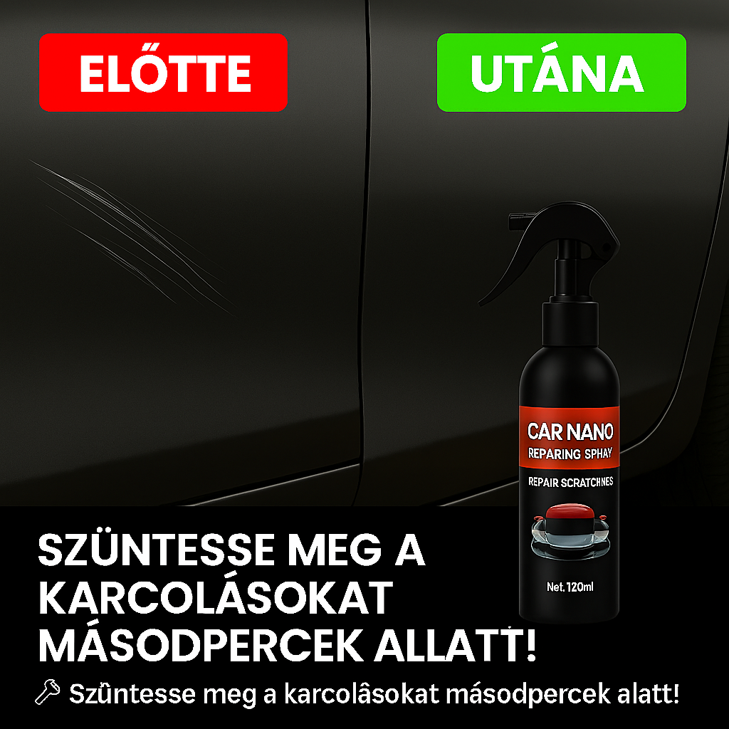 NanoShield Pro™ – karcolásjavító és védő spray