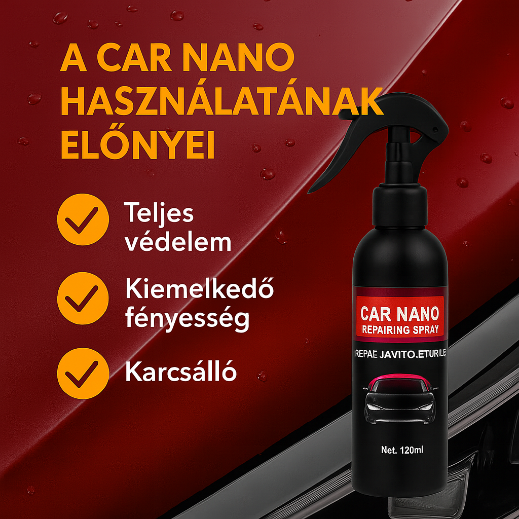 NanoShield Pro™ – karcolásjavító és védő spray