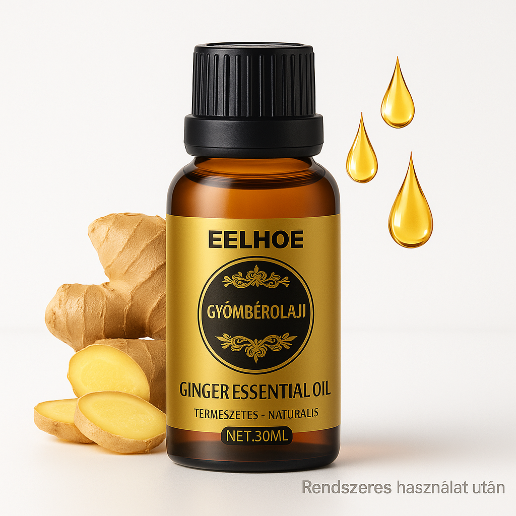 EELHOE™ Gyömbérolaj – Természetes alakformálás és feszes bőr egy üvegben!