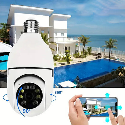 💡 BULBCAM™ – Cameră inteligentă de supraveghere 360° în formă de bec
